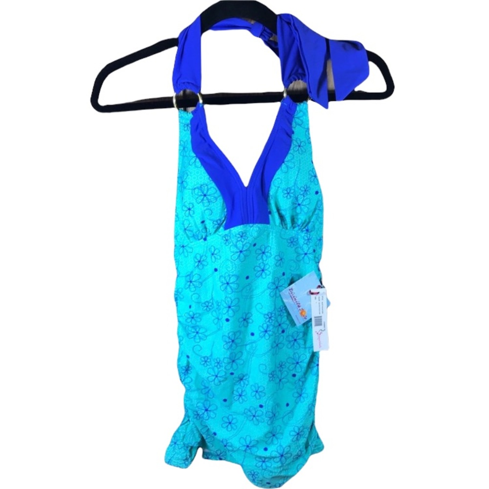 Divinita Sole Ruched Halter 1pc Swimsuit -NWT